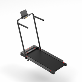 Kompaktes Heim-Laufband mit Single-Window-LED-Display, 0,75 PS DC-Motor, Fitness-Daten-Tracking, 22,2 kg leicht, einfache Lagerung
