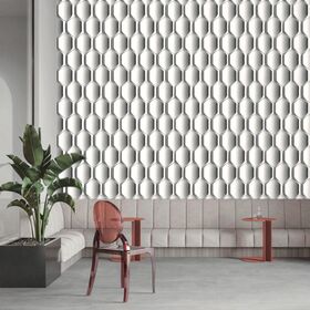 3D Concrete Bricks UHPC for hotel mall cafe Interior Exterior Wall Cladding Zeta 173*200*20mm
