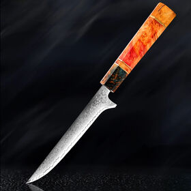 Bestseller Damaskus Küchenmesser Set Full Tang Abschreckhärtung Schmieden Japanisches Damaststahlmesser Kochfilet Fisch Kochmesser