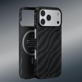 Top de venda NOVO nevoeiro preto aramida fibra Kevlar à prova de choque com Magsafe Ultra fino Design phone case para iPhone 17 Pro Max