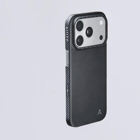 Funda para iPhone 17 Pro Max de Kevlar Negro Estelar con Tinta Oriental, Antigolpes, Magsafe y Acabado Premium - La Más Vendida