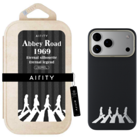 Casing Ponsel iPhone 17 Pro Max Kevlar Perak Abbey Road 1969 BARU Terlaris, Tahan Jatuh dengan Magsafe