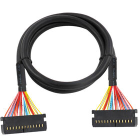 Fábrica de fabricación personalizada 2,54mm IDC cable 40Pin conector arnés de cable