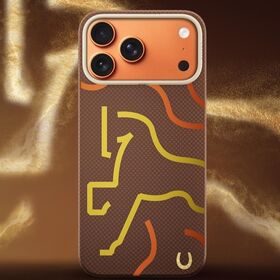 BARU Edisi Terbatas Tahun Kuda Kevlar Chestnut Musim Gugur Ringan dengan Casing Ponsel Magsafe untuk iPhone 17 Pro Max