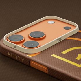 Top-venta nueva edición limitada para el año del caballo Kevlar otoño castaño a prueba de golpes con la caja del teléfono Magsafe para iPhone 17 Pro