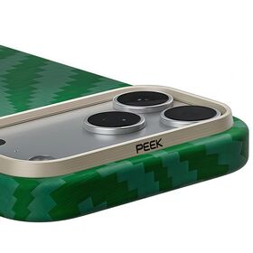 Venta caliente NUEVO China Verde Fibra de aramida Kevlar A prueba de golpes con Magsafe sensación de metal desnudo funda de teléfono para iPhone 17 Pro Max