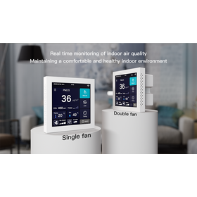 Smart Controller für HRV ERV Lüftungssysteme direkt vom Hersteller - Echtzeitüberwachung von CO2, PM2.5, VOC