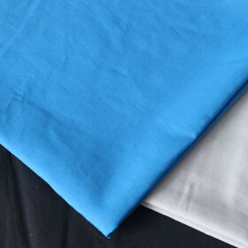 Wholesale 4545 11076 T/C Poplin Fabric Dyed Solid Color Shirt Fabric
