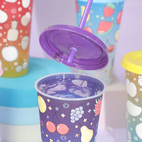 Cangkir Air Dingin 24oz Botol Plastik 710ml Cangkir Air Pola dan Warna Kustom