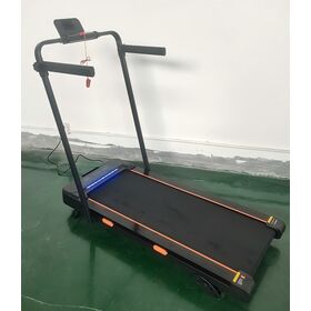 Folding Treadmill 0.65 HP 1-10 km/h, LED Triple-window Display, 5 Degree Manual Incline, 920*380 mm Running Belt