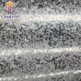 Large zinc flower - galvanized steel coil used for building materials and ventilation duct materials