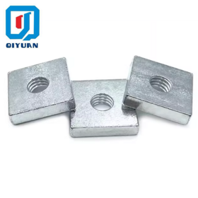 Manufacturer of Square nut ---- Industrial aluminum profile accessories fasteners.Fixing nut