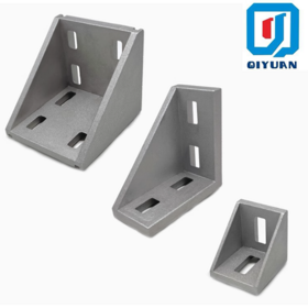 Support moulé sous pression / Accessoires de profilés en aluminium industriels Connecteurs - Aluminium d'angle moulé sous pression