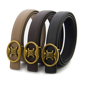 High quality Promotional price Best-selling Luxury Women's Dress Belt Leather Designer Customized Belt for Women