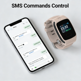 Android SOS Notruf System Wireless L21 SMS Befehle Uhr mit Nachricht/Marke / Gesundheits- und Sicherheitsarmbänder