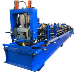 Automatic Changed CZ Purlin Hole Punch Cold Roll Forming Making Machine
