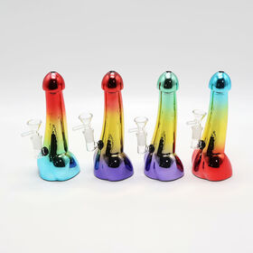 Electroplated Dick Style GlassBong | Fun&Novelty Design Smok Accessory Best sell|wholesale|OEM|Factory Outlet Wholesale