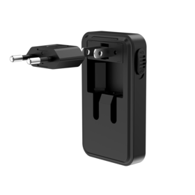 Cargador de Pared GaN Compacto 65W Desmontable y Plegable con 2 Puertos y Disipación de Calor Ultra para iPhone, Laptops, Tablets, Teléfonos - Adaptador de Viaje