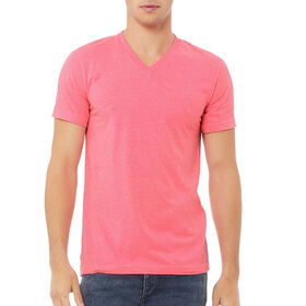 Wholesale V Neck T-Shirts Short Sleeve 100% Cotton Summer Plain T-Shirt Custom Logo Men's T-Shirts