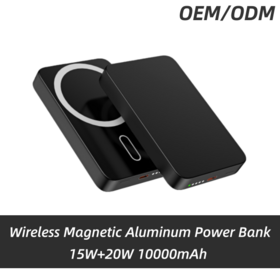 Cargador Portátil Inalámbrico Magnético Ultra Fino de 10000mAh para iPhone 17 16 Pro Max - Power Bank de Viaje
