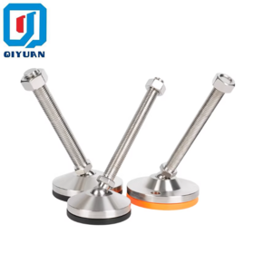 Manufacturer of Metal swivel foot/adjustable feet . Industrial aluminum profile accessories floor components.