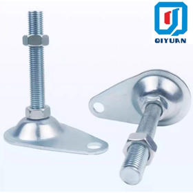 Manufacturer of light duty foot with ears / leveling foot . Industrial aluminum profile accessories floor components.