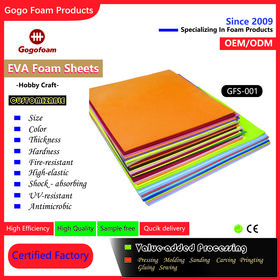High Quality ROHS Compliant Eco Friendly EVA Foam Sheets 1-10mm Multi Color for Kids DIY Craft Projects and Creative Play