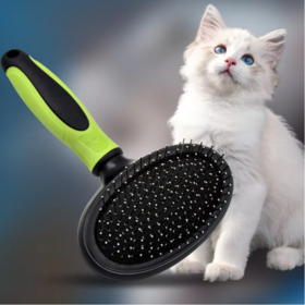 Oem odm personalizado básico mascota pelo grooming herramienta perro y gato pin cepillo para mascotas de pelo largo