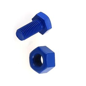 M12 M14 M16 M18 Full Thread Grade 4.8/8.8 Carbon Steel PTFE Coating Hex Bolt