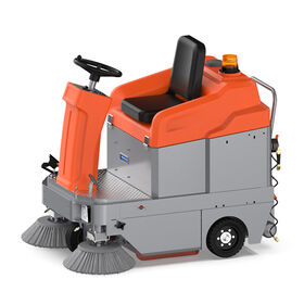 Ride-On Industrial Floor Sweeper 150cm Wide Path High Efficiency Automatic Drive System for Warehouse and Factory