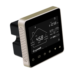 Fuente de la fábrica sistema de ventilación de techo con CO2/PM2.5/VOC/PM10 RS485 TUYA APP ventilador controlador