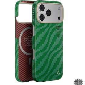 Top-selling NEW China Green Aramid fibre Kevlar Shockproof with Magsafe Tear-Resistant Structure phone case for iPhone 16 Pro Max