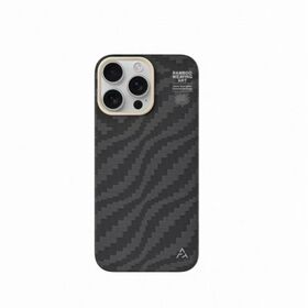 Top-selling NEW Fog Black Aramid fibre Kevlar Shockproof with Magsafe thin luxury phone case for iPhone 16 Pro Max