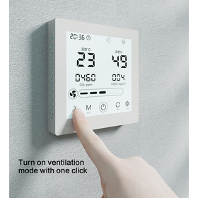 Venta Directa de Fábrica HRV ERV con RS485, Monitoreo CO2 PM2.5, Control Inteligente de Ventilación con App TUYA