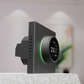 Smart WiFi Thermostat Controller with LCD Color Display, Temperature & Humidity Monitoring for Home HVAC Systems FCU Controller