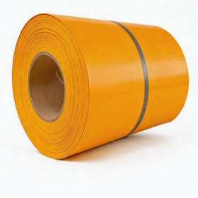 Galvalume bobine d'acier RAL 1033 couleur enduit, résistant à la corrosion, adapté pour le secteur de la construction