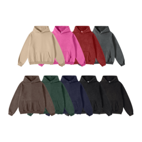 Top Quality Factory Wholesale 420g Cotton Men's Hoodies Sweatshirts Pullover Streetwear Heavyweight Hoodie for Men