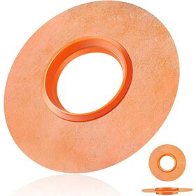 2-Pack Shower Valve Pipe Waterproof Gasket Kit -SCHLUTER-TYPE,4-1/2''Mixing Valve Seal +3/4''Pipe Seal, Thin Waterproof
