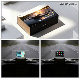 Harga pabrik asli universal OBD HUD Head Up Display dengan navigasi GPS, garansi 2 tahun untuk mobil, mendukung CarPlay