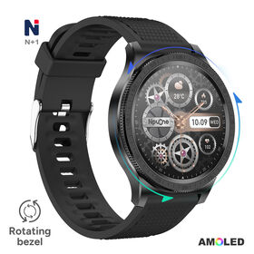 Nouveaux Produits Dafit APP NMD03 Montre Intelligente avec Lunette Rotative, Écran AMOLED, GPS pour la Santé for sale