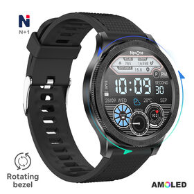 Montre Intelligente NMD03 avec Lunette Rotative, Écran AMOLED et GPS, Réveil - Compatible Apple for sale