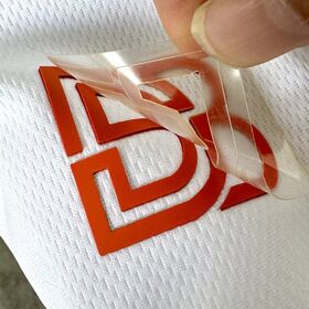Wholesale 3-12cm Heat Transfer One Color Thick Label 3D Silicone Hot Stamping Soft Label Fabric Chest Label Custom Logo BrandLabel