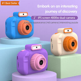 Mini MOS Sensor Toy Children Cameras Toddler Children Camera 2Inch HD Screen Digital Video Camera USB Charging for Kids Gift for sale