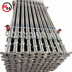 Henghui Steel ! 48-60mm 2.5mm 2.75mm Thickness Heavy Duty Steel Prop Scaffolding Telescopic Ghana Steel Props for Construction