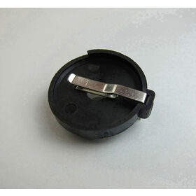 Battery Holder for 1 CR2430 Lithium Coin Cell, DIP type. It is produced by the ISO 9001 certified factory.
