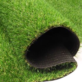 Césped Artificial Realista para Interiores y Exteriores, Hierba Sintética Falsa, Alfombra de Césped Artificial para Paisajismo de Patios, Personalizable