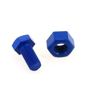 M24 M27 PTFE Finished Carbon Steel Grade 10.9 / 12.9 Hex Bolt with Nut