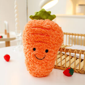 Mascotte de haute qualité de peluche de fruit long matériel de peluche de 11-30cm brodé détaille la production à la machine BSCI vérifié
