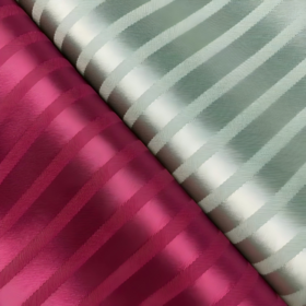 Tejido de jacquard de satén a rayas, tejido de sarga de satén elástico, bolsos de caja, ropa de mujer de moda, camisas acanaladas, tejido para ropa.
