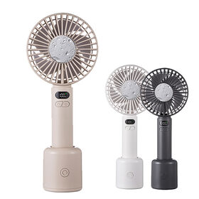 CYKE 2026 Klappbarer Mini-Tragbarer Ventilator, Handventilator für den Schreibtisch mit schwenkbarem Kopf, 3000mAh, leise für den Außenbereich, rotierend, Modell 632